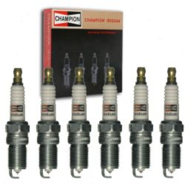 6 pc Champion Iridium Spark Plugs for 1988-2004 Buick Regal 2.8L 3.1L 3.8L V6