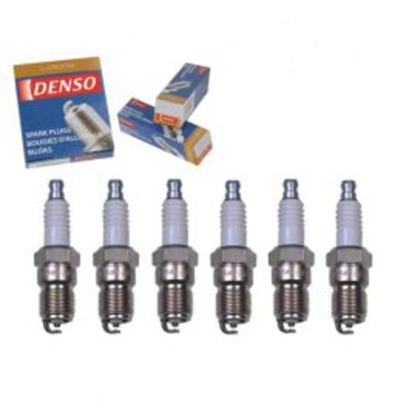 6 pc DENSO Standard U-Groove Spark Plugs for 1988-1999 Buick Riviera 3.8L V6