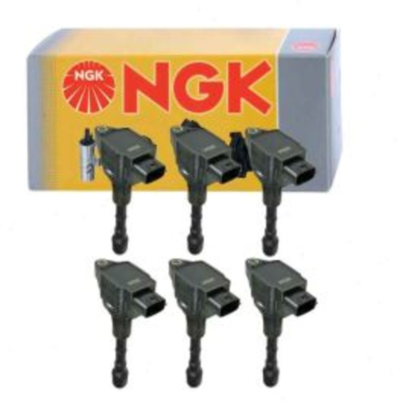 6 pc NGK Ignition Coils for 2009-2019 Nissan 370Z 3.7L V6