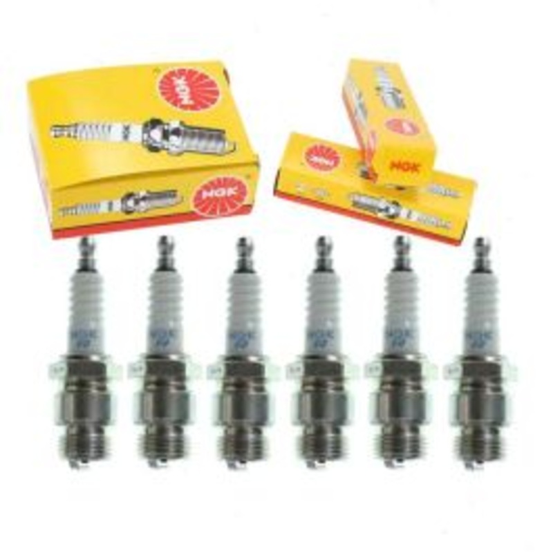 6 pc NGK Standard Spark Plugs for 1963-1964 Ford F-350 4.3L L6