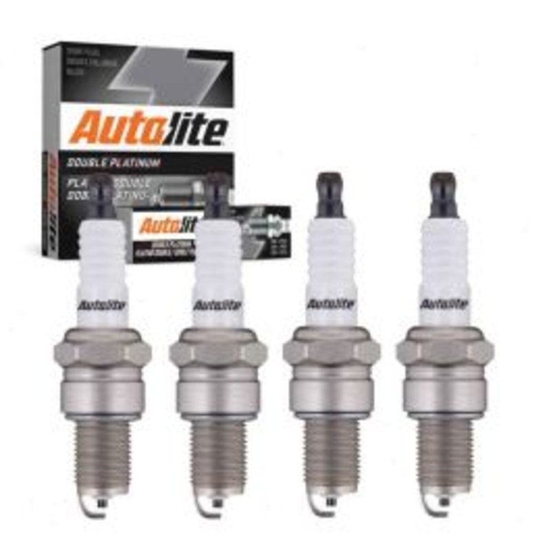 4 pc Autolite Double Platinum Spark Plug for 2001-2006 Hyundai Santa Fe 2.4L