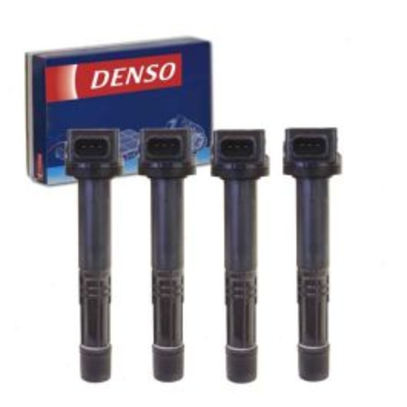 4 pc DENSO Direct Ignition Coils for 2002-2006 Acura RSX 2.0L L4