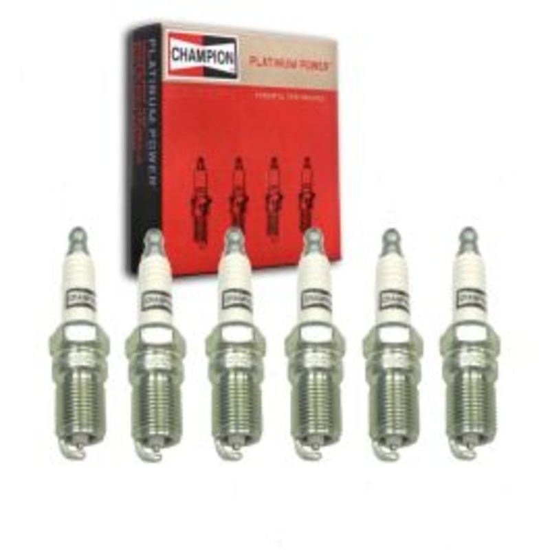 6 pc Champion Platinum Spark Plugs for 1994-2008 Mazda B3000 3.0L V6