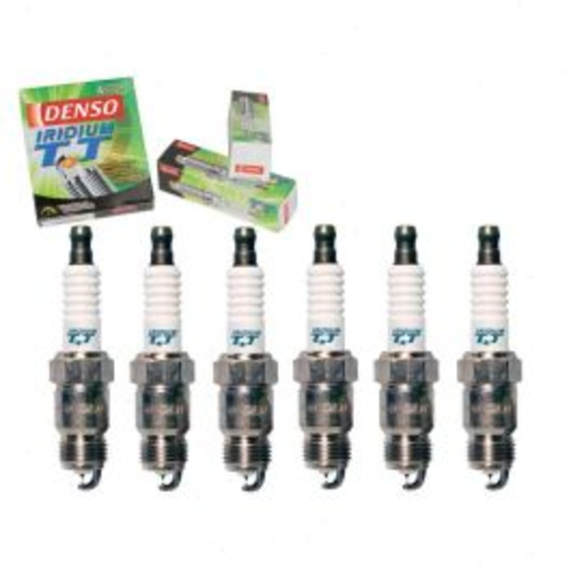6 pc DENSO Iridium TT Spark Plugs for 1975-1979 Dodge D100 3.7L L6