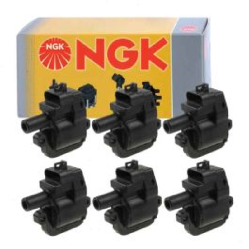 6 pc NGK 48619 U5131 Ignition Coils