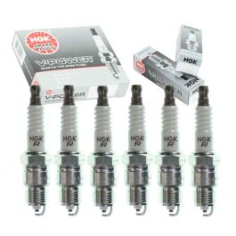 6 pc NGK V-Power Spark Plugs for 1975-1978 Plymouth Fury 3.7L L6