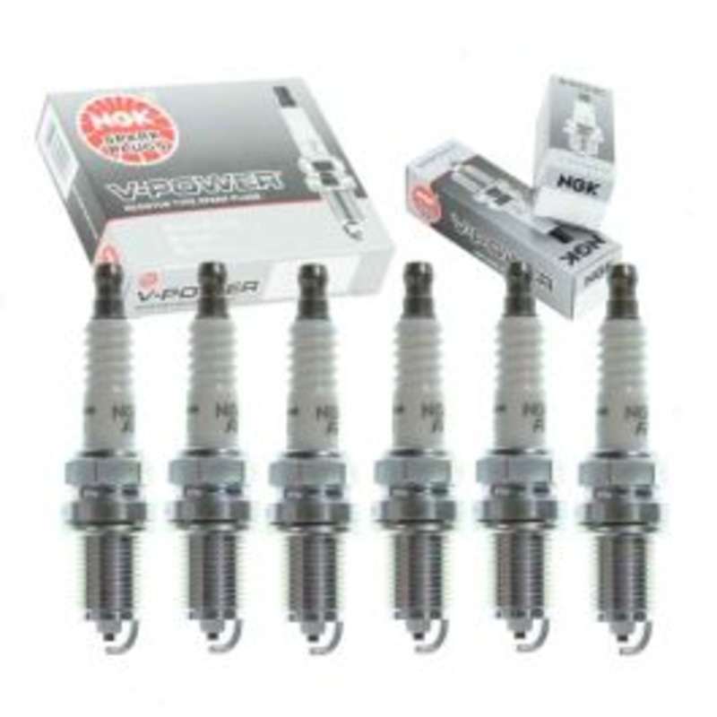 6 pc NGK V-Power Spark Plugs for 1992-1994 Dodge B150 3.9L V6