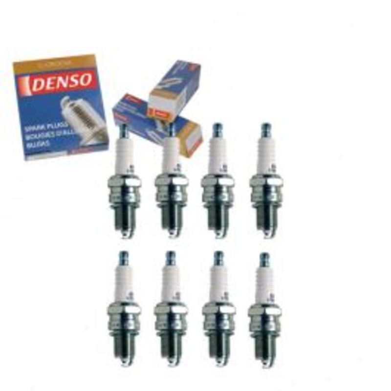 8 pc DENSO Standard U-Groove Spark Plugs for 1977-1991 Dodge D150 5.2L 5.9L V8
