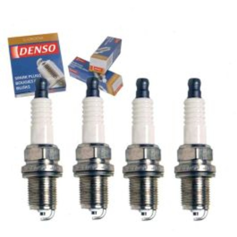 4 pc DENSO Standard U-Groove Spark Plugs for 1991-1996 Ford Escort 1.8L L4