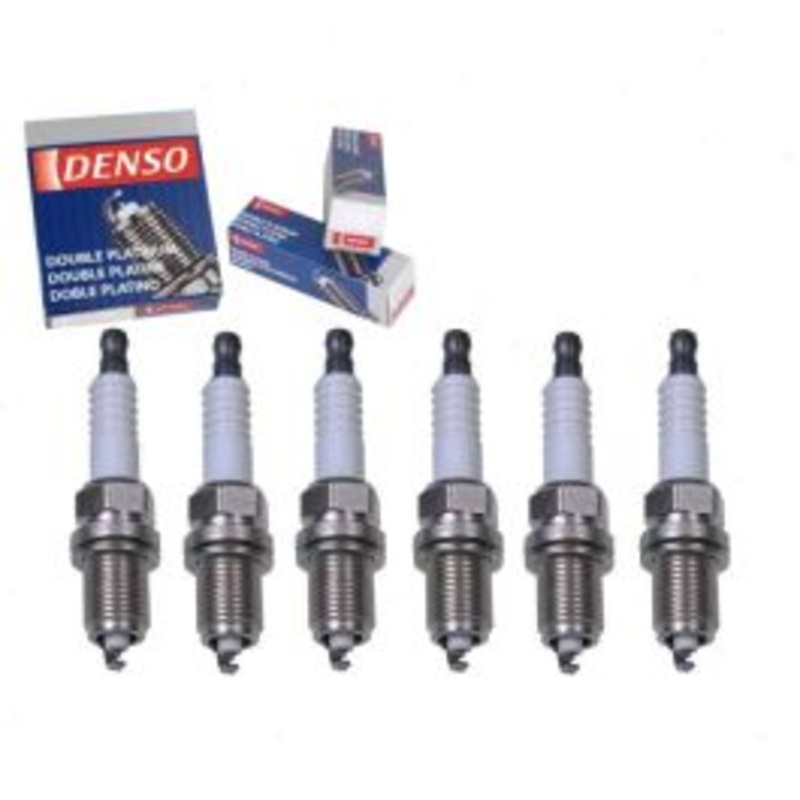 6 pc DENSO Double Platinum Spark Plugs for 1993-1997 Toyota Land Cruiser 4.5L L6
