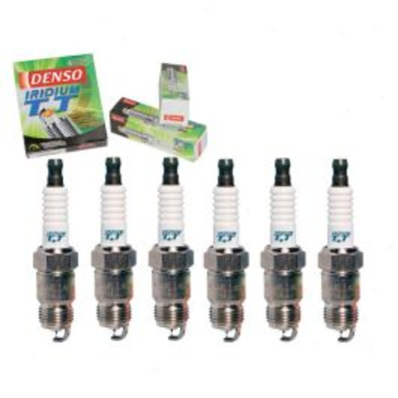 6 pc DENSO Iridium TT Spark Plugs for 1985-1988 Pontiac Fiero 2.8L V6