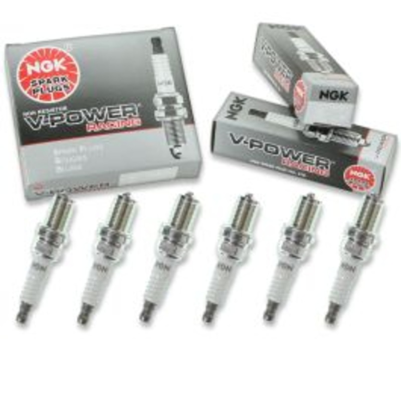 6 pc NGK V-Power Racing 5820 R5671A-10 Spark Plugs