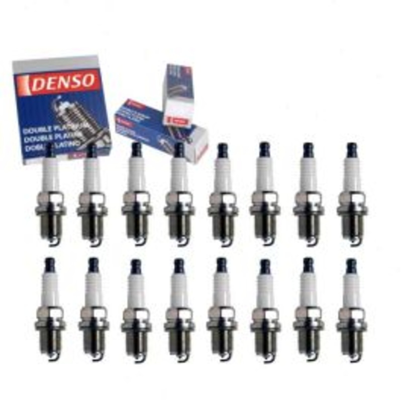16 pc DENSO Double Platinum Spark Plugs for 1999-2004 Mercedes-Benz SL500 5.0L V8