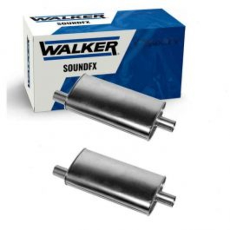 2 pc Walker SoundFX Exhaust Mufflers for 1973-1974 Oldsmobile Delta 88 7.5L V8
