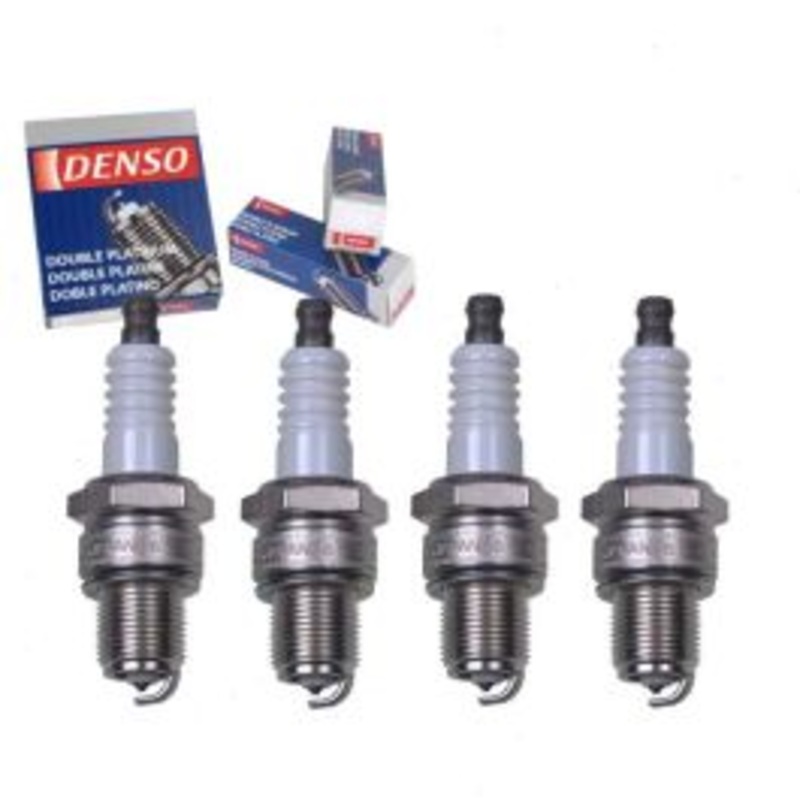 4 pc DENSO Double Platinum Spark Plugs for 1987-1988 Nissan Pulsar NX 1.6L L4