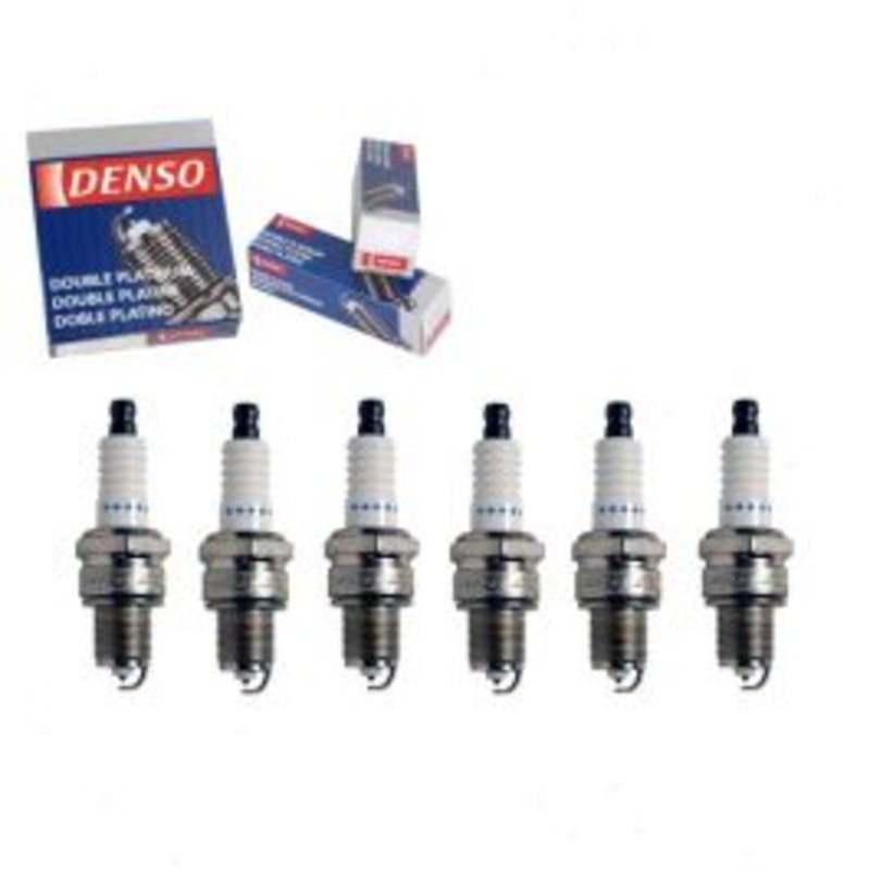 6 pc DENSO Double Platinum Spark Plugs for 1968-1974 Dodge D100 Pickup 3.7L L6