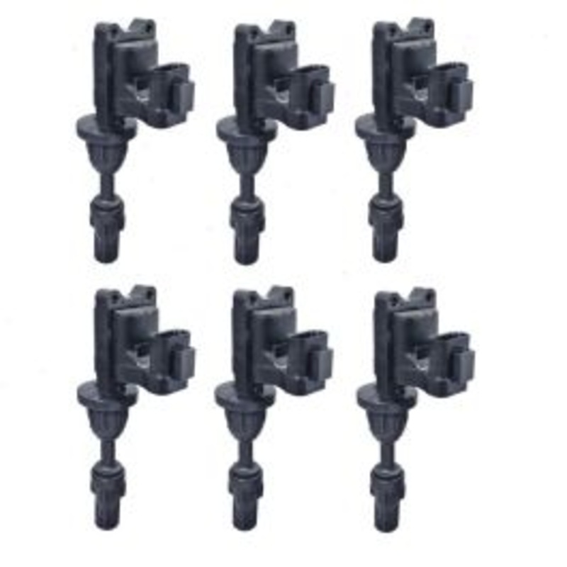 6 pc Hitachi Ignition Coils for 1993-1997 Infiniti J30 3.0L V6