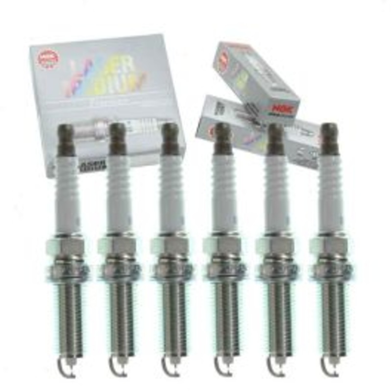 6 pc NGK Laser Iridium Spark Plugs for 2009-2020 Nissan GT-R 3.8L V6