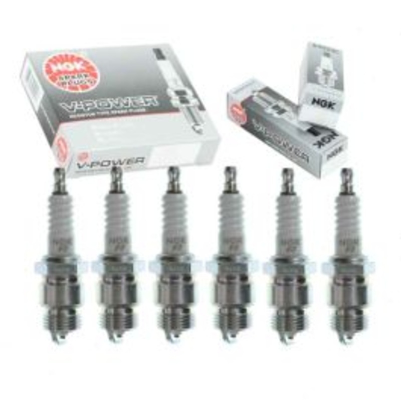 6 pc NGK V-Power Spark Plugs for 1962-1967 Ford Club Wagon Car 2.4L 2.8L 3.3L 3.6L 3.9L L6