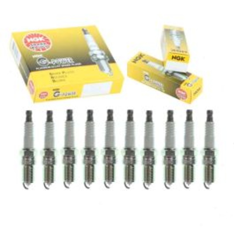 10 pc NGK G-Power Spark Plugs for 1997-2002 Ford E-350 Econoline Club Wagon 6.8L V10