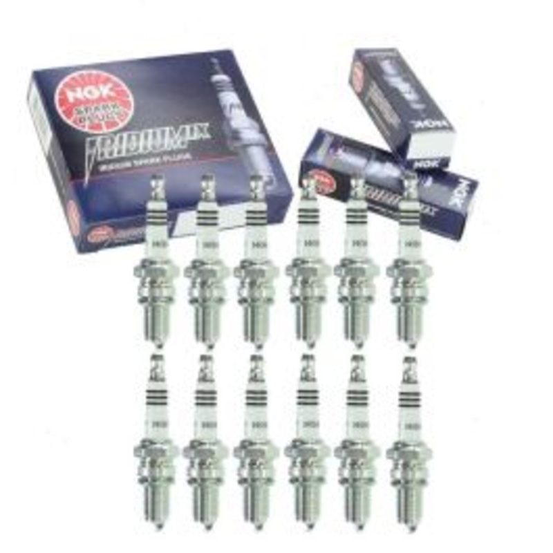 12 pc NGK Iridium IX Spark Plugs for 1991 Lamborghini Diablo 5.7L V12