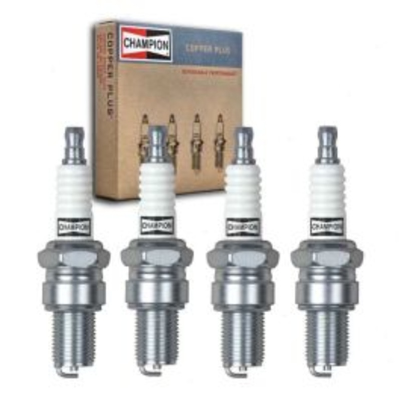 4 pc Champion Copper Plus Spark Plugs for 1946-1953 Riley 2 1 2 Litre 2.4L L4