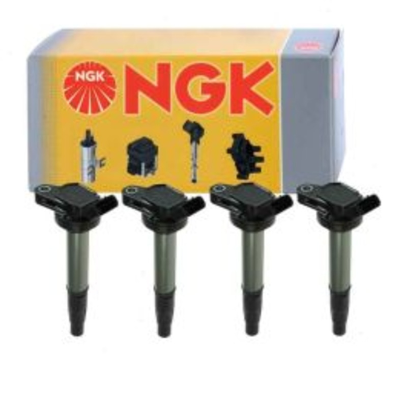 4 pc NGK Ignition Coils for 2009-2014 Toyota Matrix 1.8L L4