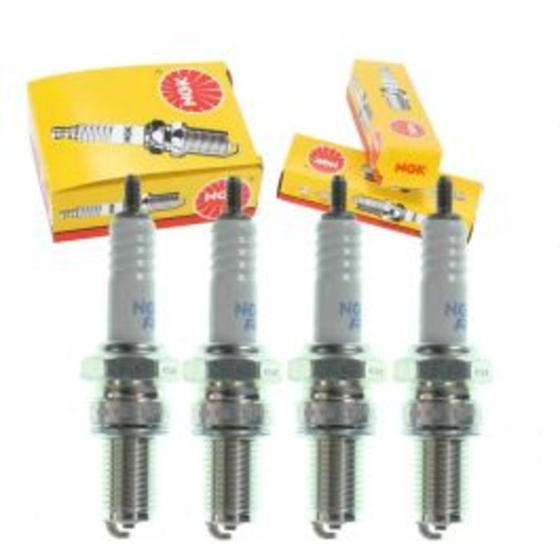 4 pc NGK Standard 1299 JR10B Spark Plugs