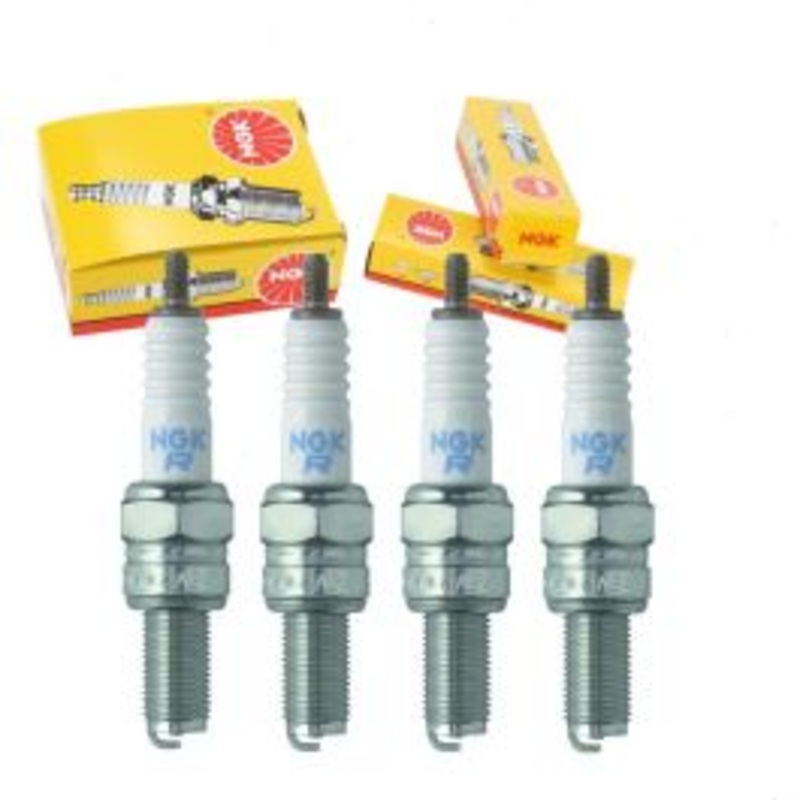 4 pc NGK Standard 1490 CR8E BLYB Spark Plugs
