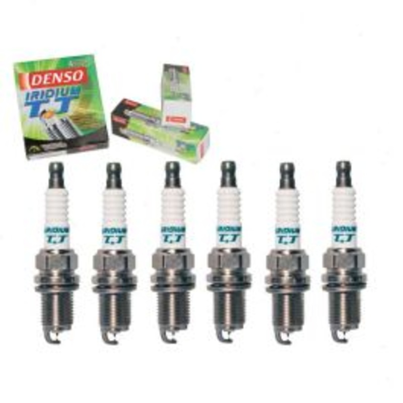 6 pc DENSO Iridium TT Spark Plugs for 1993-1995 Audi 90 Quattro 2.8L V6