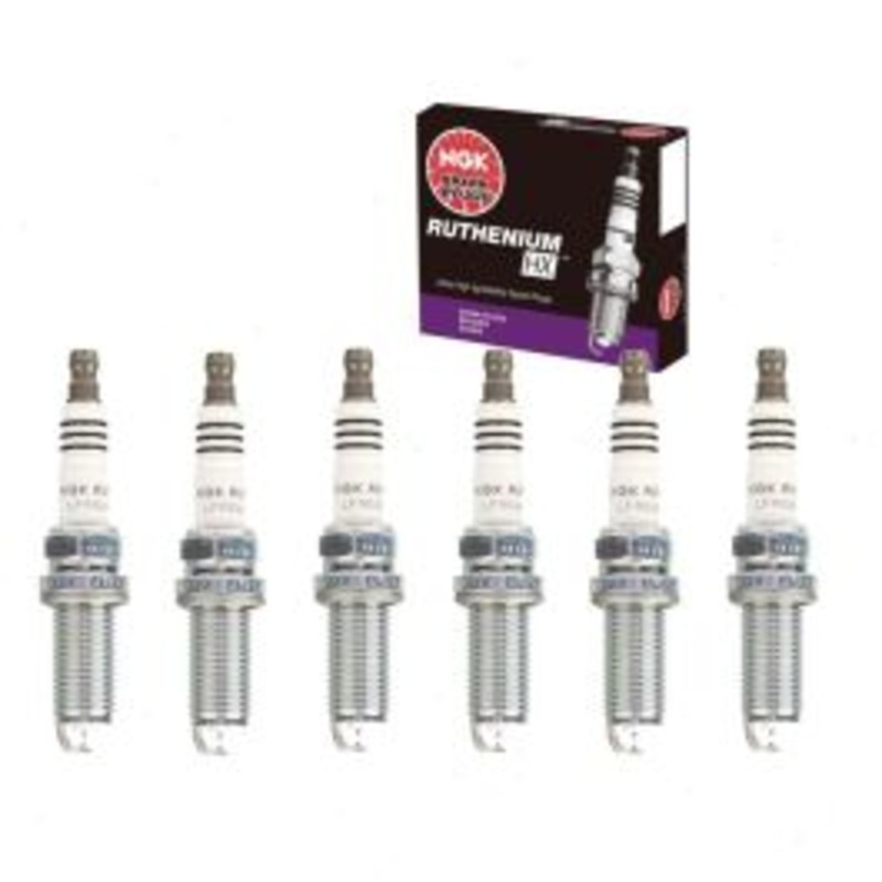6 pc NGK Ruthenium HX Spark Plugs for 2006 BMW 325xi 3.0L L6
