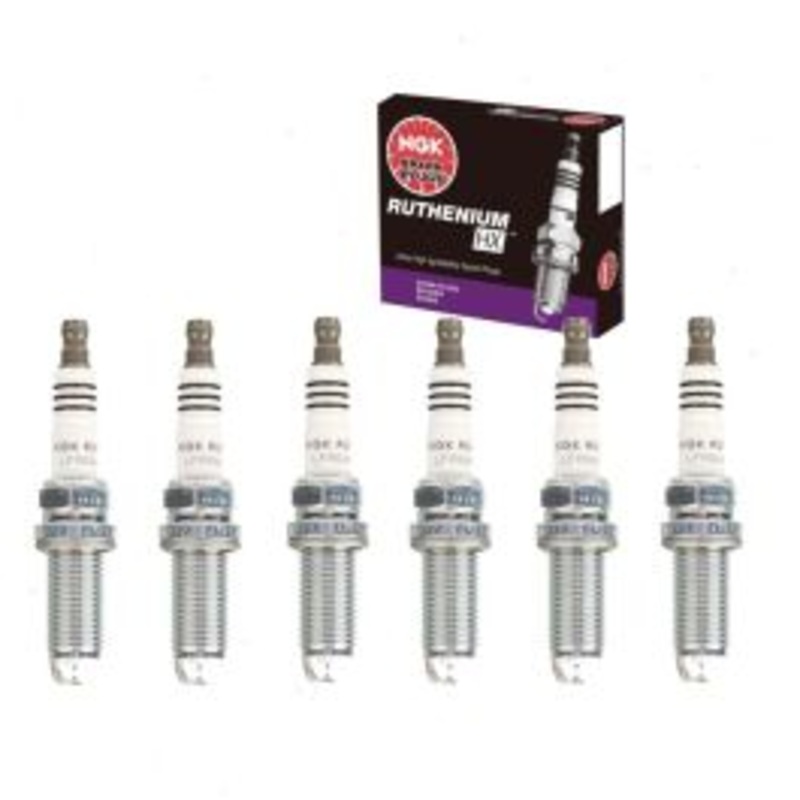 6 pc NGK Ruthenium HX Spark Plugs for 2006 BMW 330i 3.0L L6