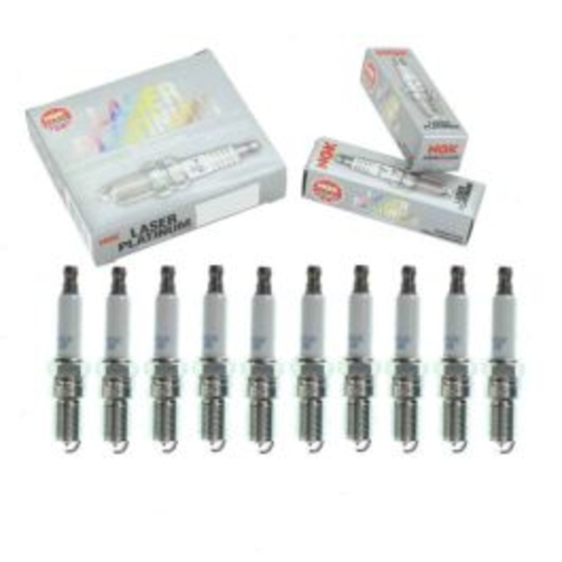 10 pc NGK Laser Platinum Spark Plugs for 1999-2004 Ford F-250 Super Duty 6.8L V10