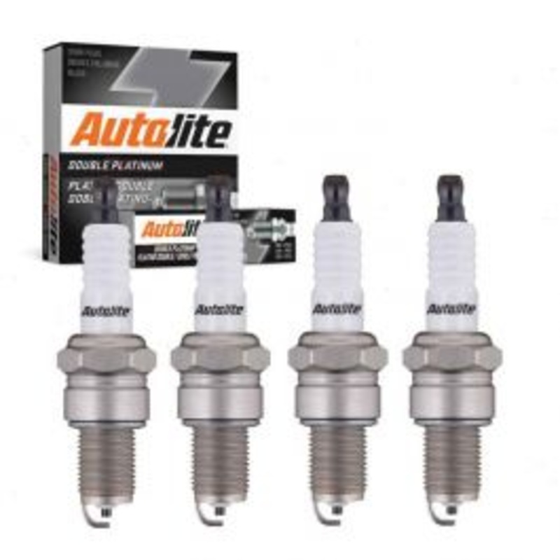 4 pc Autolite Double Platinum Spark Plug for 1984-1991 Lada Niva