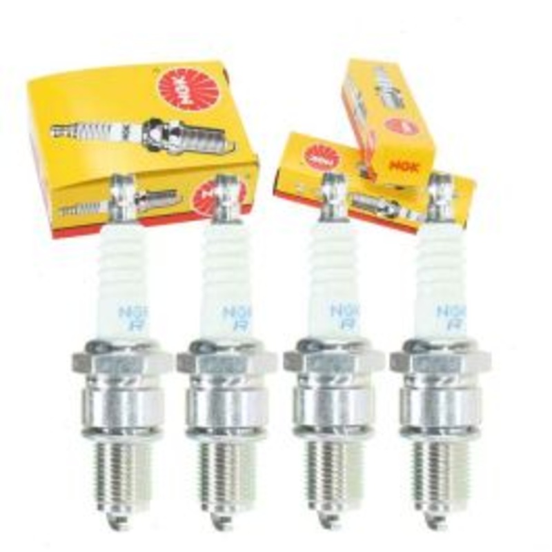 4 pc NGK Standard Spark Plugs for 1960-1966 Austin Mini 850 0.8L L4