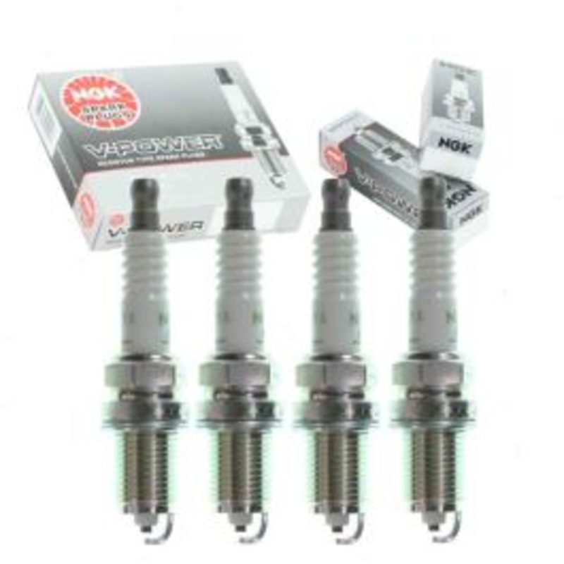4 pc NGK V-Power Spark Plugs for 2000 Toyota 4Runner 2.7L L4