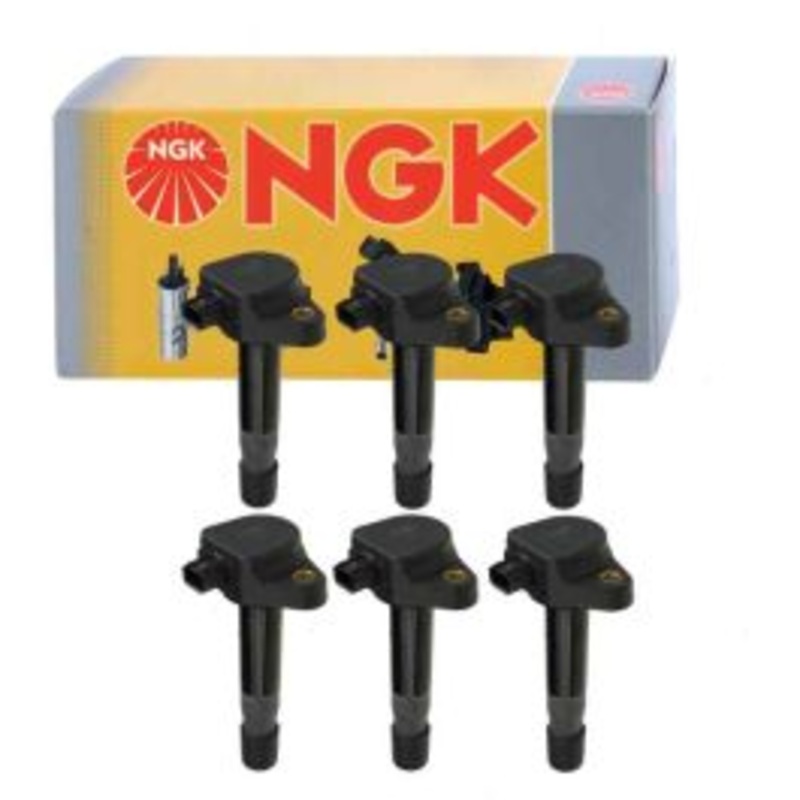 6 pc NGK Ignition Coils for 2009-2012 Acura RL 3.7L V6