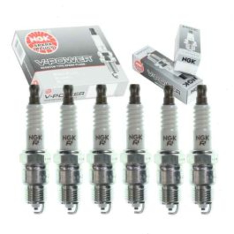 6 pc NGK V-Power Spark Plugs for 1971-1972 Chevrolet P10 Van 4.1L L6