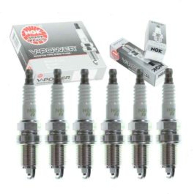 6 pc NGK V-Power Spark Plugs for 1980-1983 Jeep Wagoneer 4.2L L6