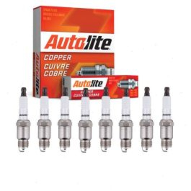 8 pc Autolite Copper Core Spark Plugs for 1972-1982 Checker Marathon 4.4L 5.0L 5.7L V8
