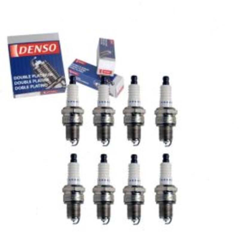 8 pc DENSO Double Platinum Spark Plugs for 1984-1987 Rolls-Royce Camargue 6.8L V8