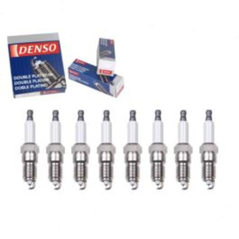 8 pc DENSO Double Platinum Spark Plugs for 2001-2002 GMC Savana 3500 8.1L V8
