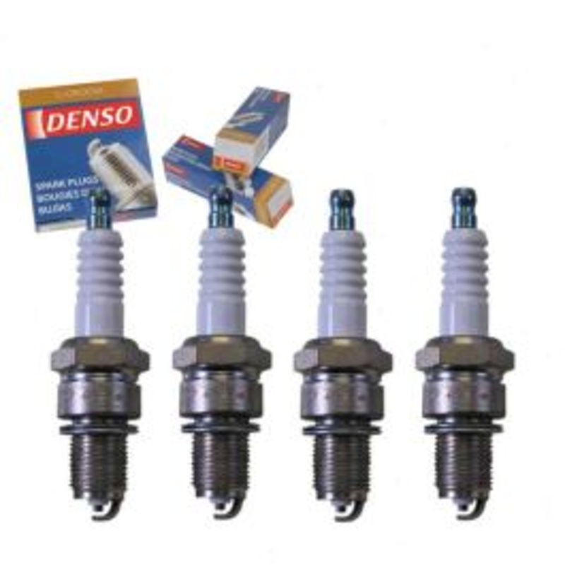 4 pc DENSO Standard U-Groove Spark Plugs for 1987-1992 Mazda B2200 2.2L L4