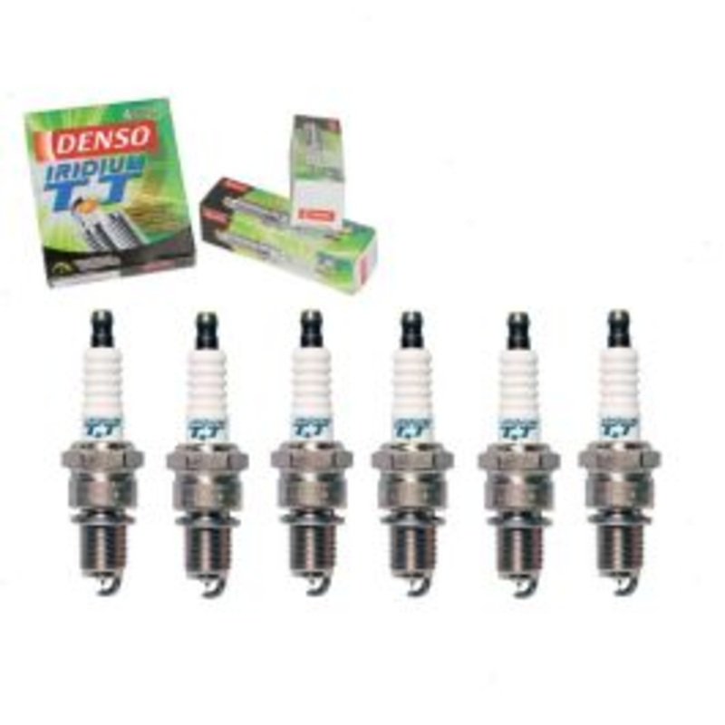 6 pc DENSO Iridium TT Spark Plugs for 1970-1972 Mercedes-Benz 250C 2.8L L6