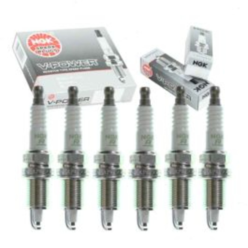 6 pc NGK V-Power Spark Plugs for 1987-1991 BMW 325is 2.5L L6