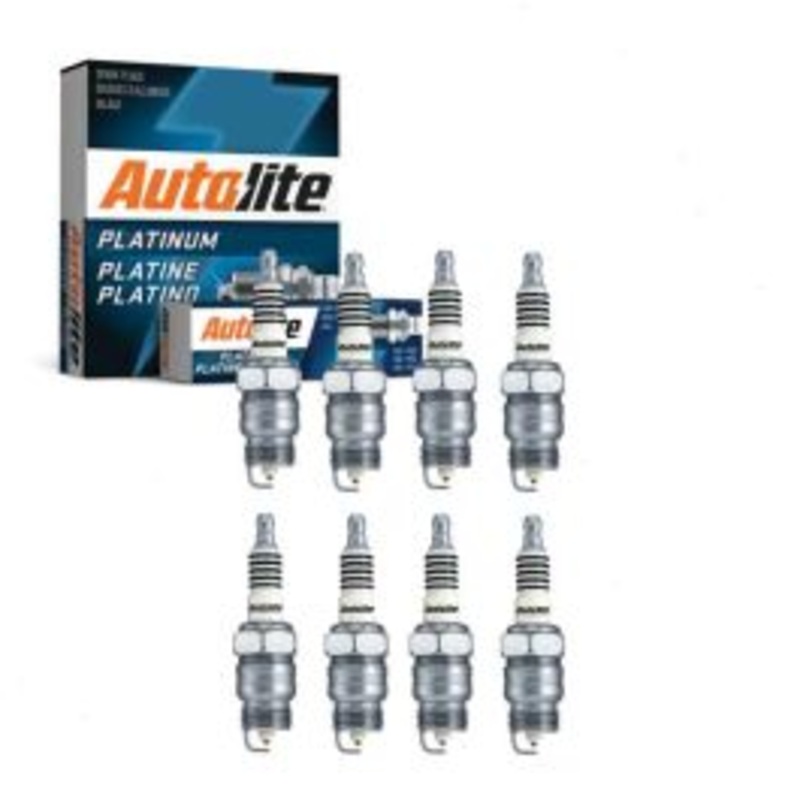 8 pc Autolite Platinum Spark Plug for 1955-1956 Ford Customline 4.4L 4.8L