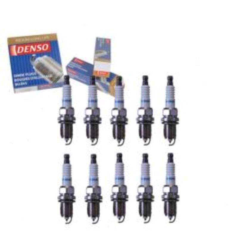 10 pc DENSO Iridium Long Life Spark Plugs for 1994-2003 Dodge Ram 2500 8.0L V10