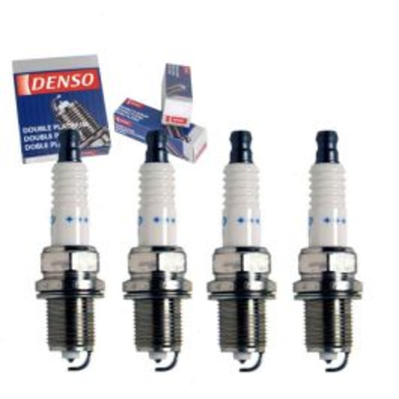 4 pc DENSO Double Platinum Spark Plugs for 1989 Geo Prizm 1.6L L4