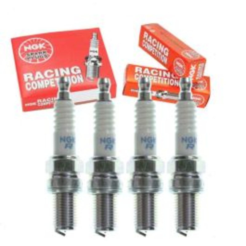 4 pc NGK Racing 5281 R2525-10 Spark Plugs