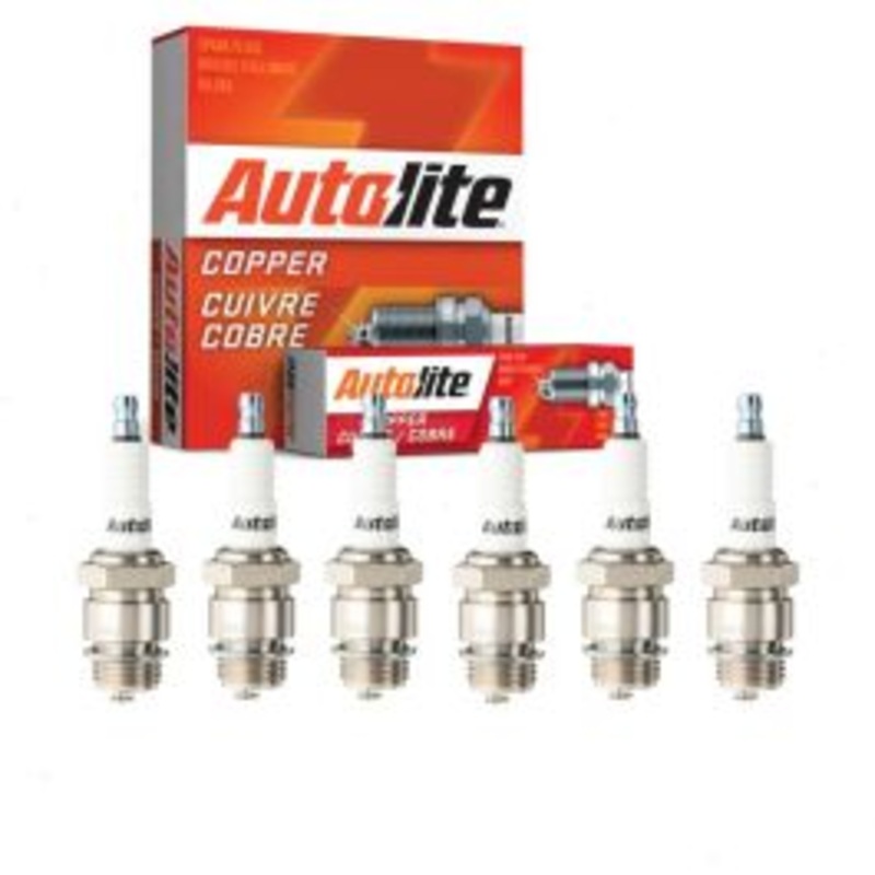 6 pc Autolite Copper Core Spark Plugs for 1930 DeSoto Model K